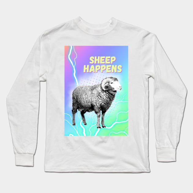 Sheep Happens Long Sleeve T-Shirt by TheSoldierOfFortune